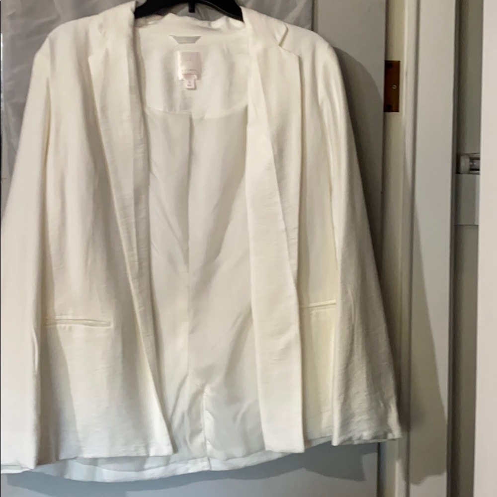 Brand new without tags cream colored blazer